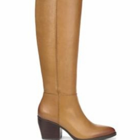 Naturalizer Fae Leather Wide Calf Boots - New! - Picture 3 of 9